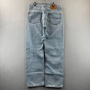 Vintage Levis Jeans Mens 36x30 (Fits 34x30) Blue‎ 505 Straight 90s 1998 Dad